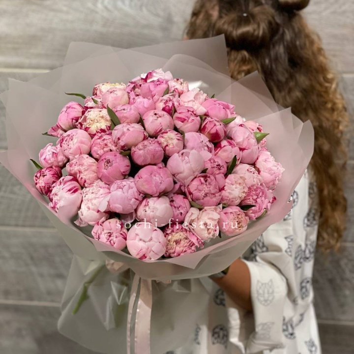51 розовый пион в Перми