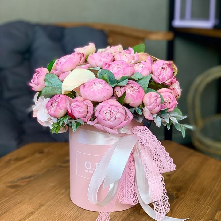 Композиция с пионами №1 в Перми