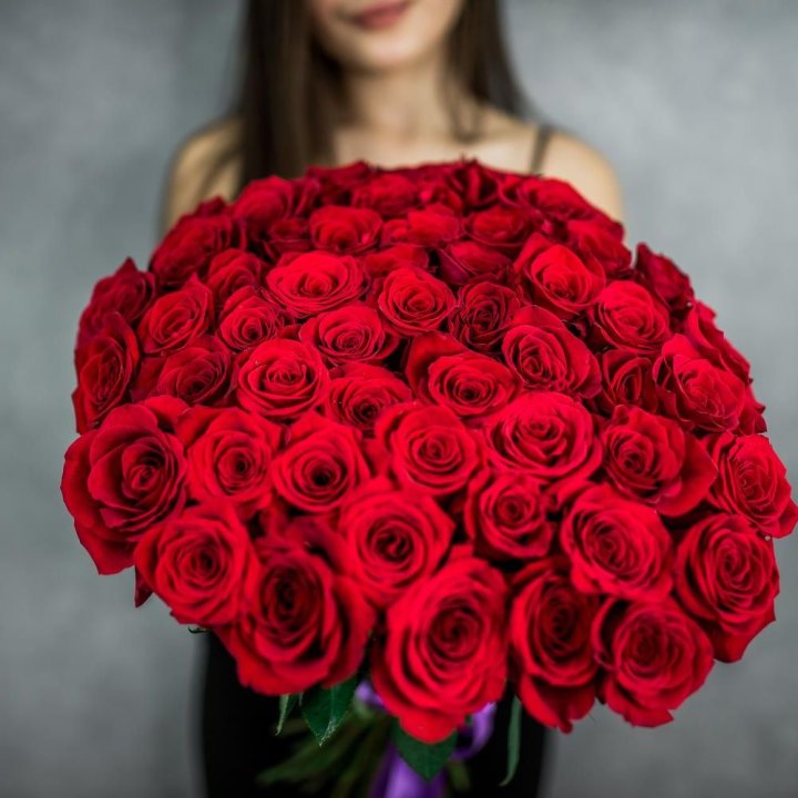 51 красная роза в Перми