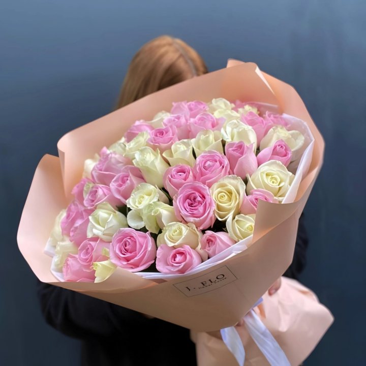 55 роз микс нежности в Перми