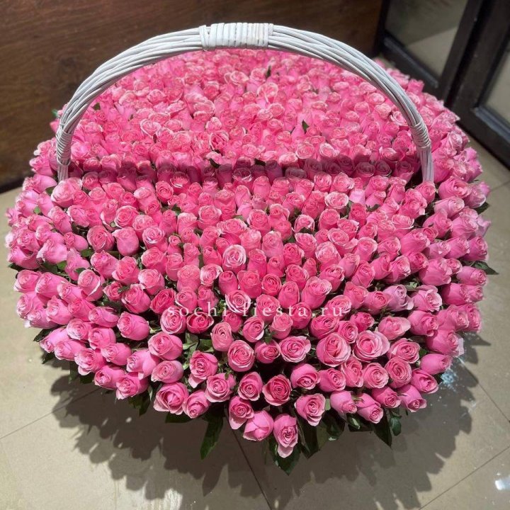 501 розовая роза в Перми