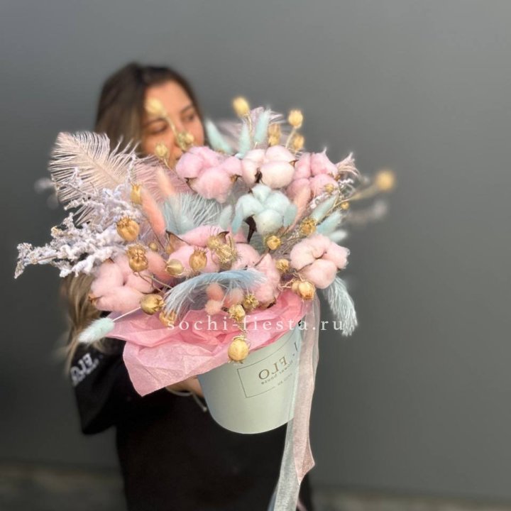 Авторский бокс с сухоцветами №2 в Перми