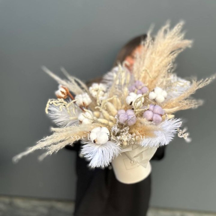 Авторский бокс с сухоцветами №3 в Перми