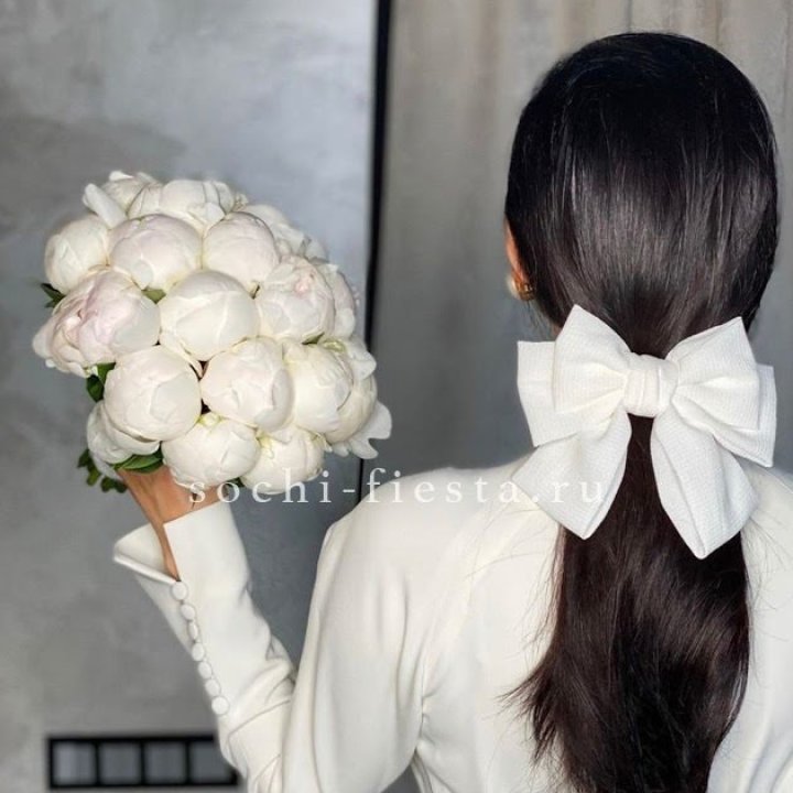 Свадебный букет пионов в Перми