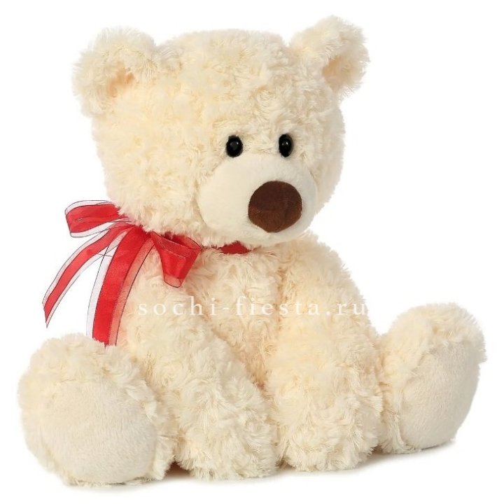 Белый плюшевый мишка  в Перми
