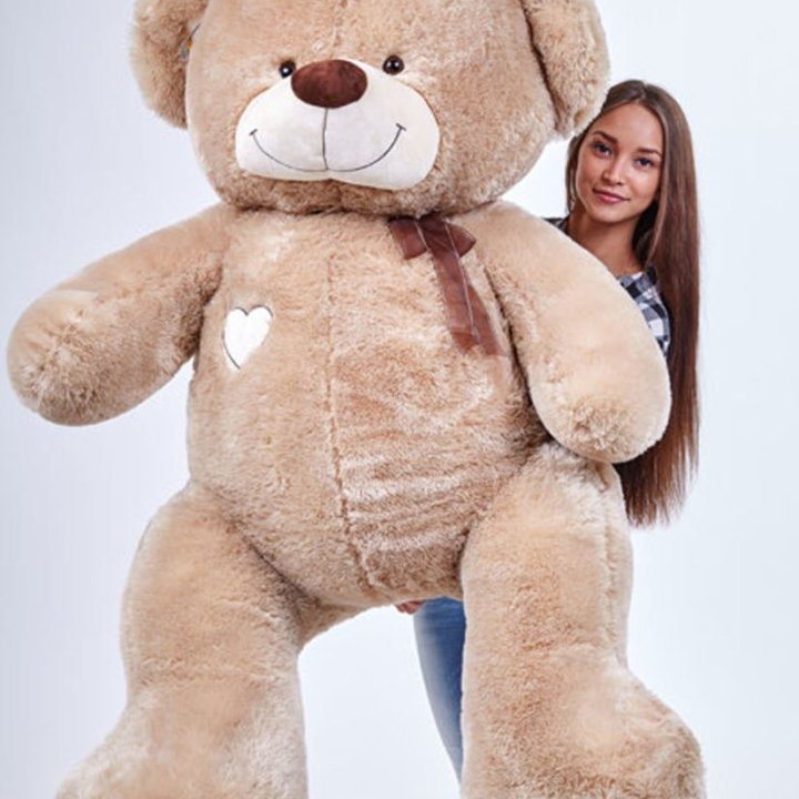 Бурый плюшевый мишка большой в Перми