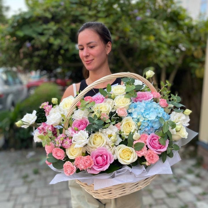 Цветочная корзина №2 в Перми
