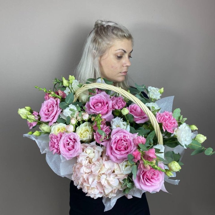 Цветочная корзина № 5 в Перми