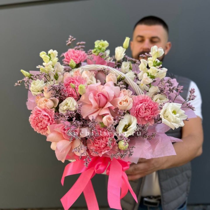 Цветочная корзина №1 в Перми