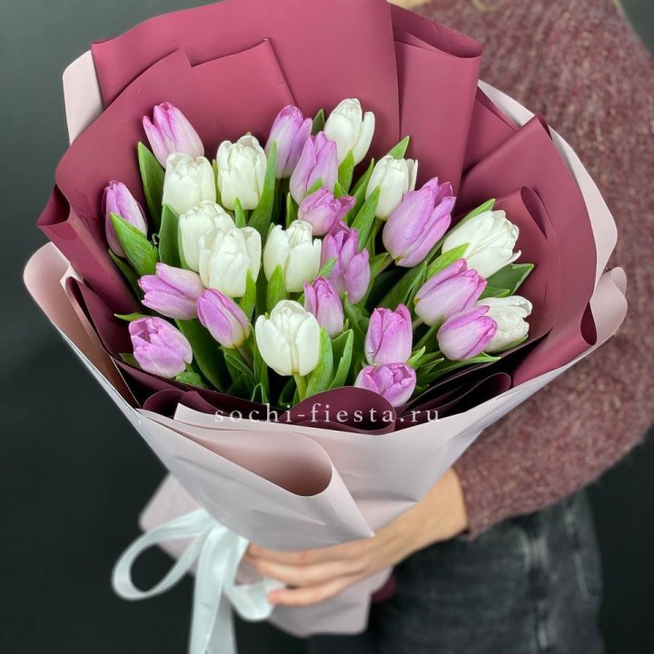 25 тюльпанов микс в Перми