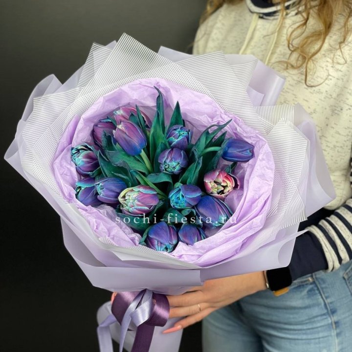 Букет тюльпанов "Пандора" в Перми