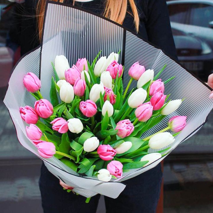 29 тюльпанов микс в Перми