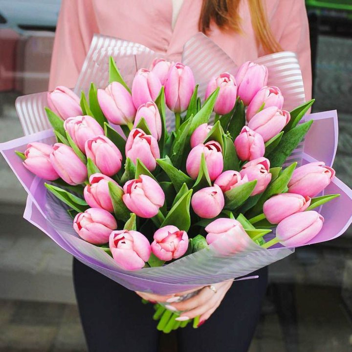 25 тюльпанов "Айс крем" в Перми