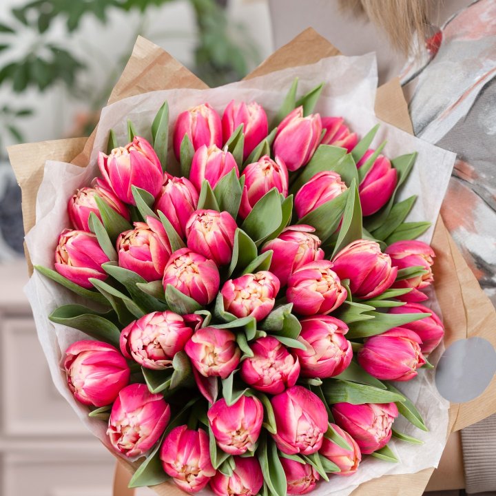 Букет пионовидных тюльпанов в Перми